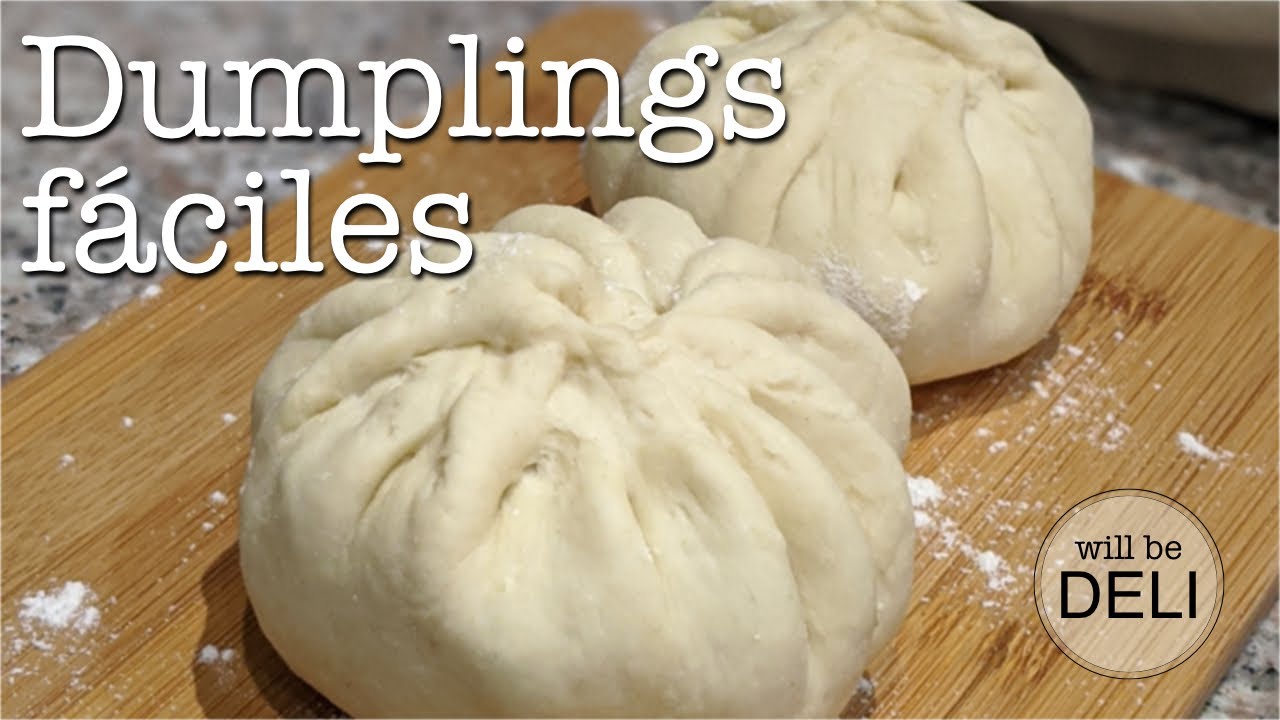 Receta de Dumplings esponjosos hechos en sartén, fáciles y sin utensilios especializados