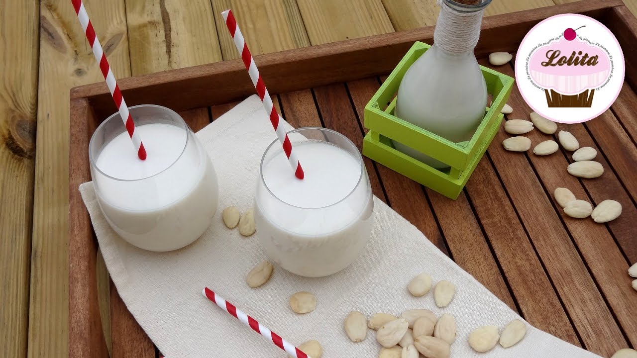 Receta de leche de almendras casera | Leche vegetal casera