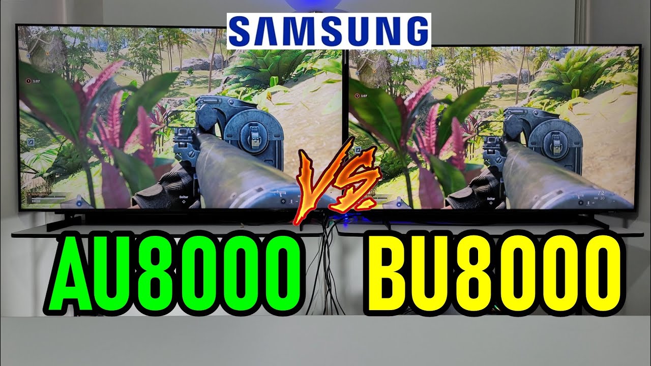 Samsung AU8000 vs BU8000 Dynamic Crystal Color Smart TVs 4K UHD ¿Cuál es Mejor?