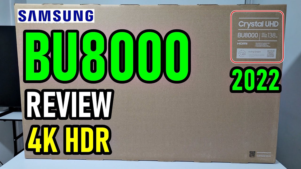 Samsung BU8000 Crystal UHD: Unboxing y Review Completa - Smart TV 4K