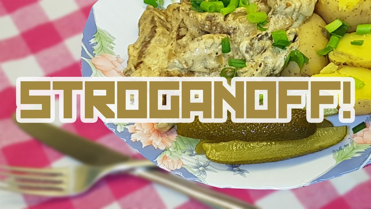 STROGANOFF for one - Cooking with Boris