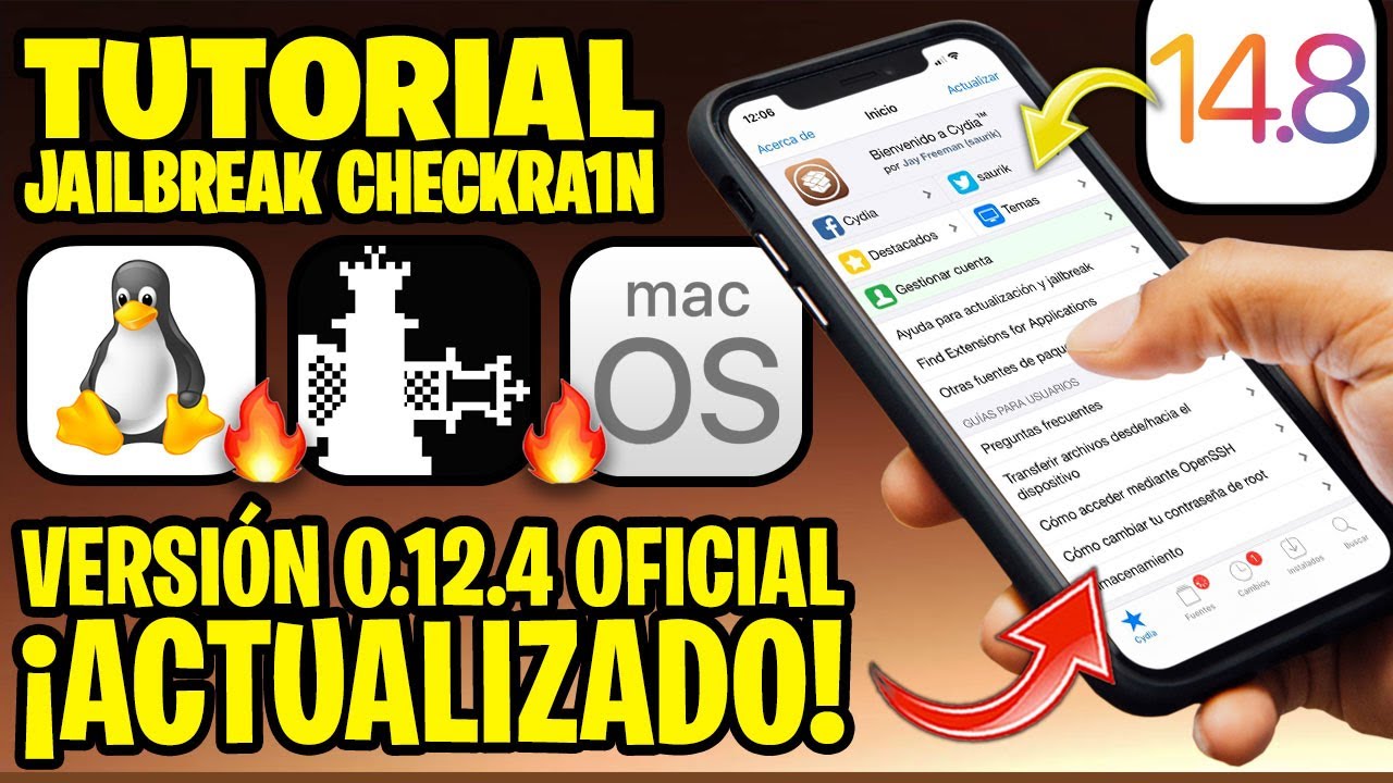 TUTORIAL CHECKRA1N ✅ Jailbreak iOS 14.8 y 12.5.4 OFICIAL (macOS Y LINUX)