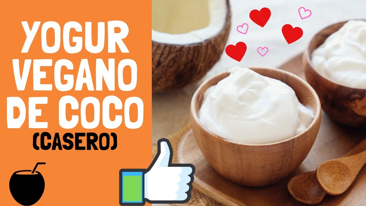 yogur vegano con leche de coco y agar agar🥥 RECETAS VEGANAS FITNESS