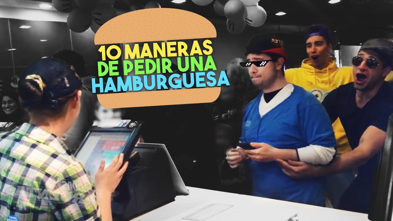 10 MANERAS DE PEDIR UNA HAMBURGUESA | JodasArgentasTV