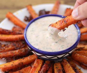Baked Carrot Fries Recipe