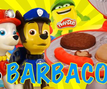 Barbacoa Play-Doh con la Patrulla Canina