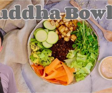 🥗🌱Buddha bowl | ¿Cómo hacer tu propio bowl nutritivo? + Lentejas crocantes | Sub Ingles y Español