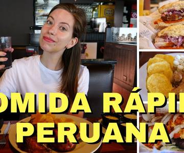 Comida Rápida Peruana en Lima, Perú | La Sanguchería, Pollería Pardos y Bembos Hamburguesas