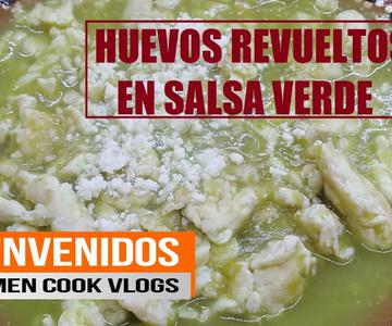COMO HACER HUEVOS EN SALSA VERDE | Carmen Cook Vlogs