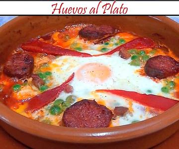 Huevos al Plato o a la Flamenca al Horno | Receta de Cocina en Familia