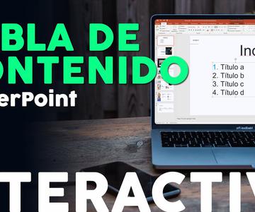 Poner índice en PowerPoint - Tabla de contenido en PowerPoint