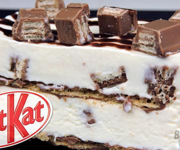 Tarta helada de KitKat