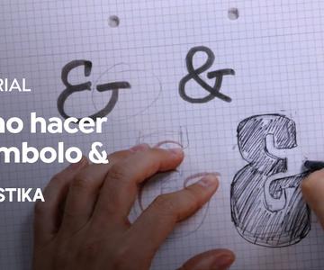 TUTORIAL Lettering | Cómo dibujar el Ampersand a Mano | Joluvian | Domestika