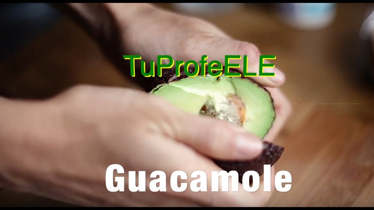 Angela #TuProfeELE Receta / Como hacer Guacamole tradicional
