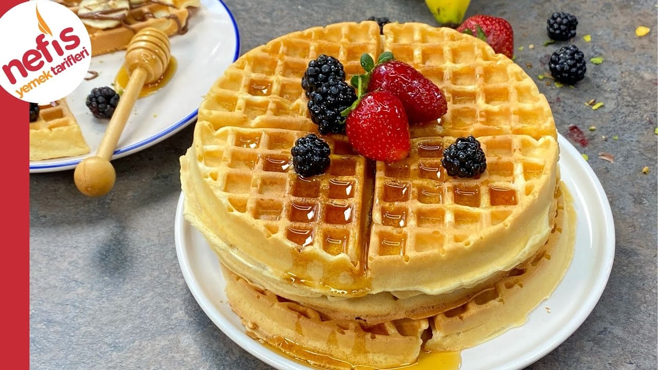 Bu Waffle Efsane ❤️İster Tavada İster Makinede Muhteşem Sonuç ✅