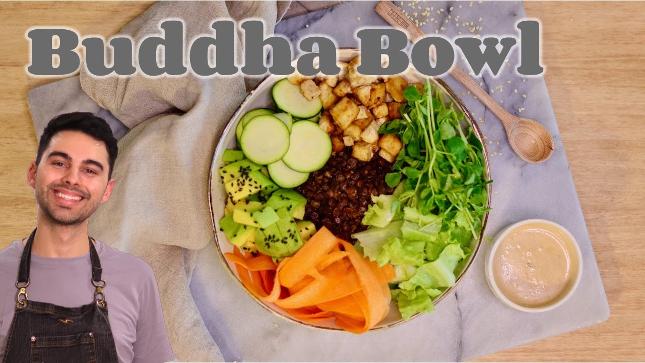 🥗🌱Buddha bowl | ¿Cómo hacer tu propio bowl nutritivo? + Lentejas crocantes | Sub Ingles y Español