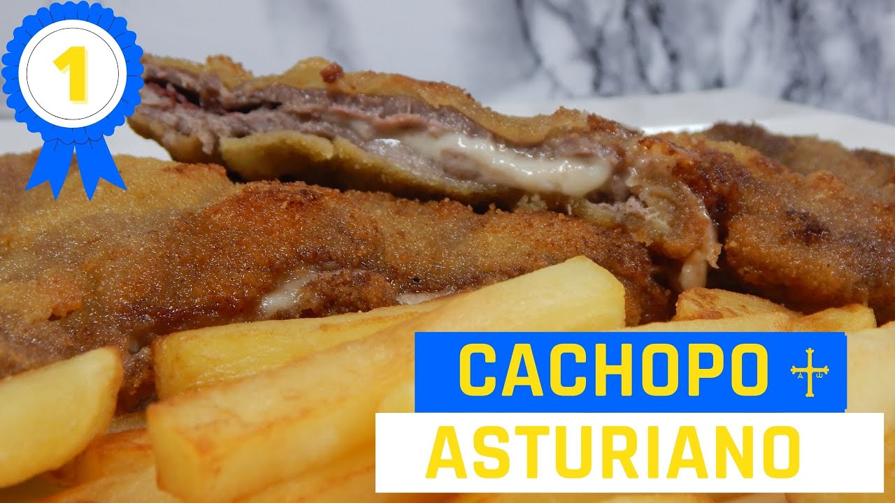 Cachopo asturiano: ternera, jamón y queso
