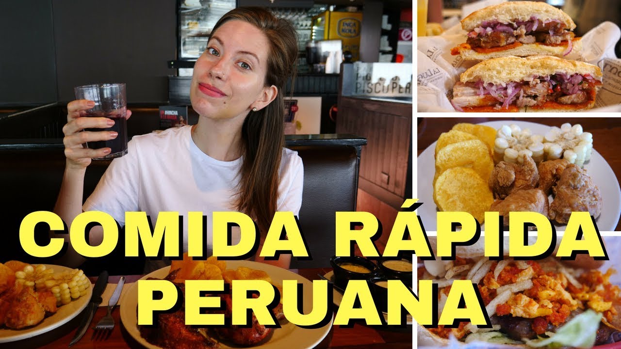 Comida Rápida Peruana en Lima, Perú | La Sanguchería, Pollería Pardos y Bembos Hamburguesas