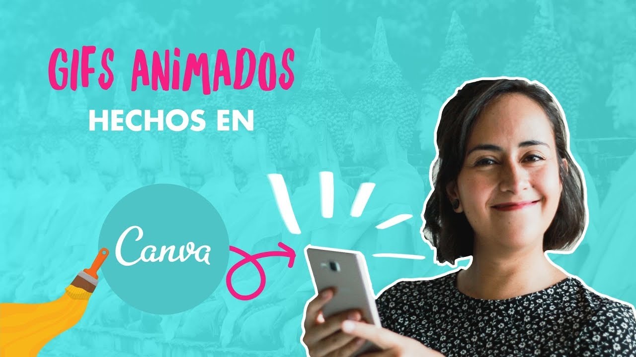 Cómo crear GIFs animados en Canva Pro | Aprende con Diana Muñoz