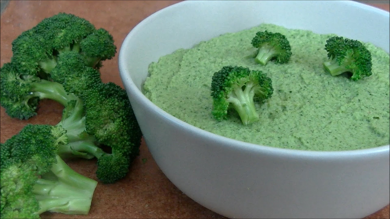 ⭐ Cómo hacer hummus casero de brócoli | Paté vegano de brócoli ⭐