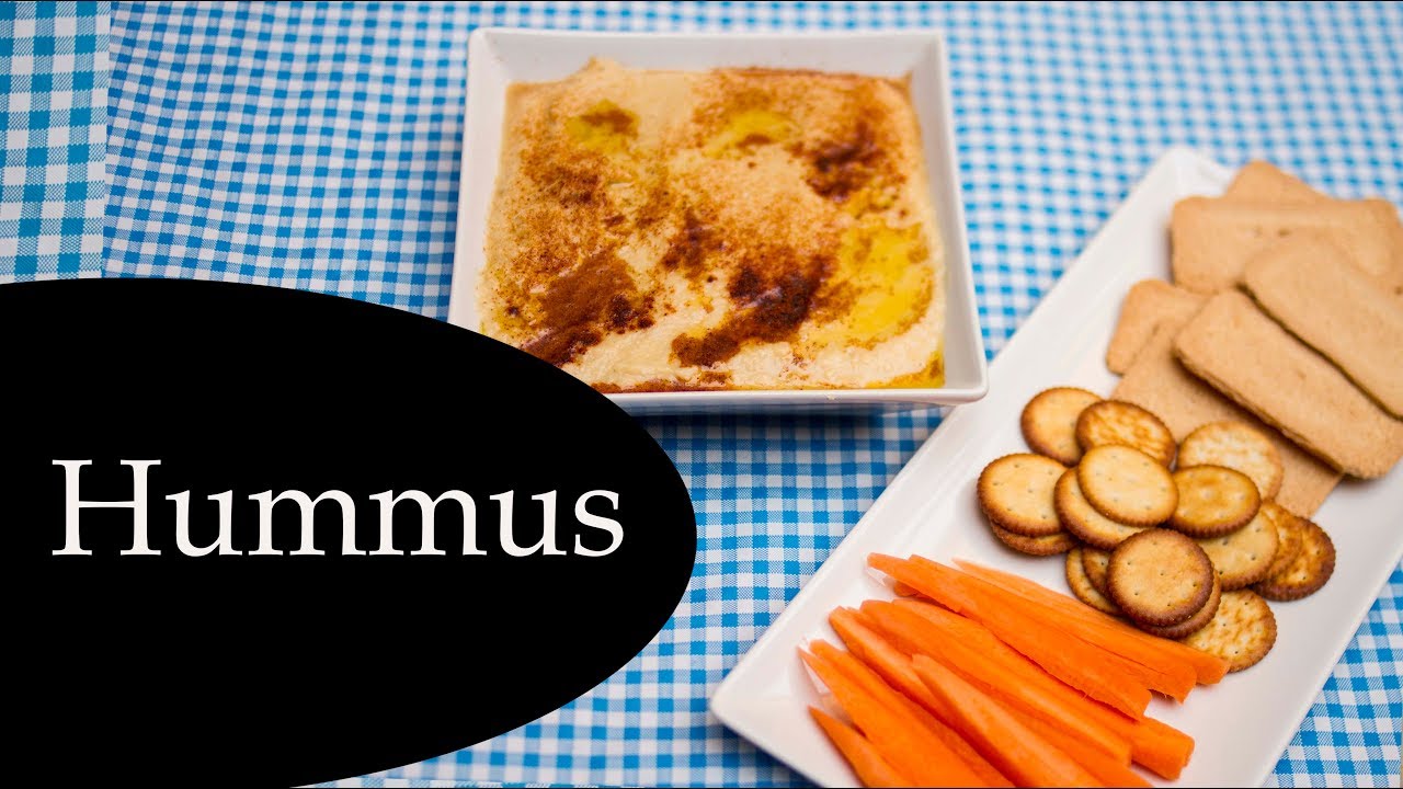 Cómo hacer Hummus sin Tahini - Crema de garbanzos - Receta vegana Para el Mundial 2018