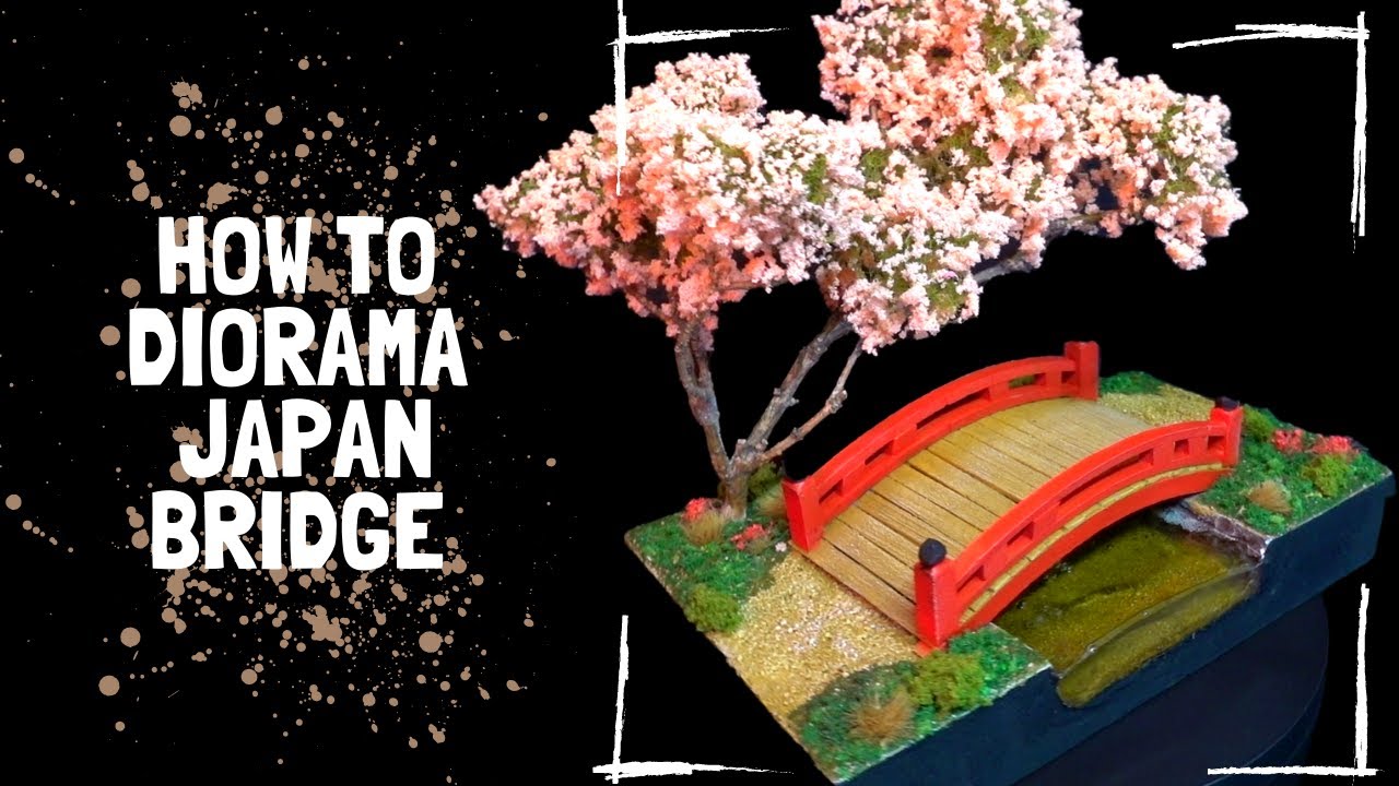 Como hacer PUENTE JAPONES para diorama - Escenografía Wargames y Rol