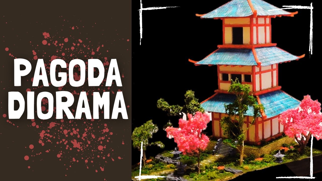 Como hacer una Pagoda Diorama - Escenografía Wargames