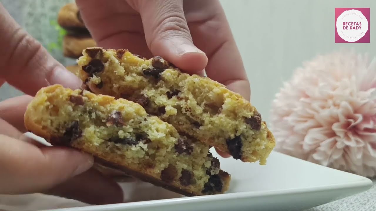 Cookies con pepitas de chocolate | Receta fácil y rápida
