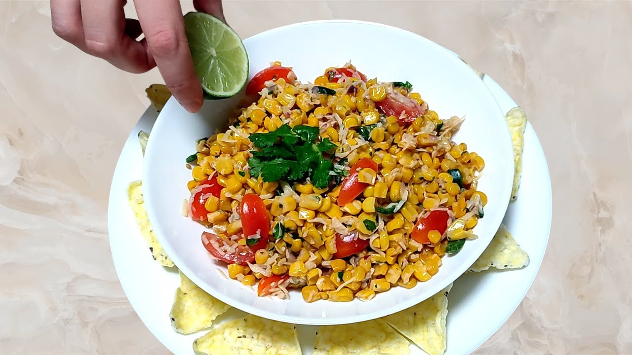 Everyone is Buying Canned Corn After Seeing This Delicious Idea! Corn Salad \u0026 Corn Hummus