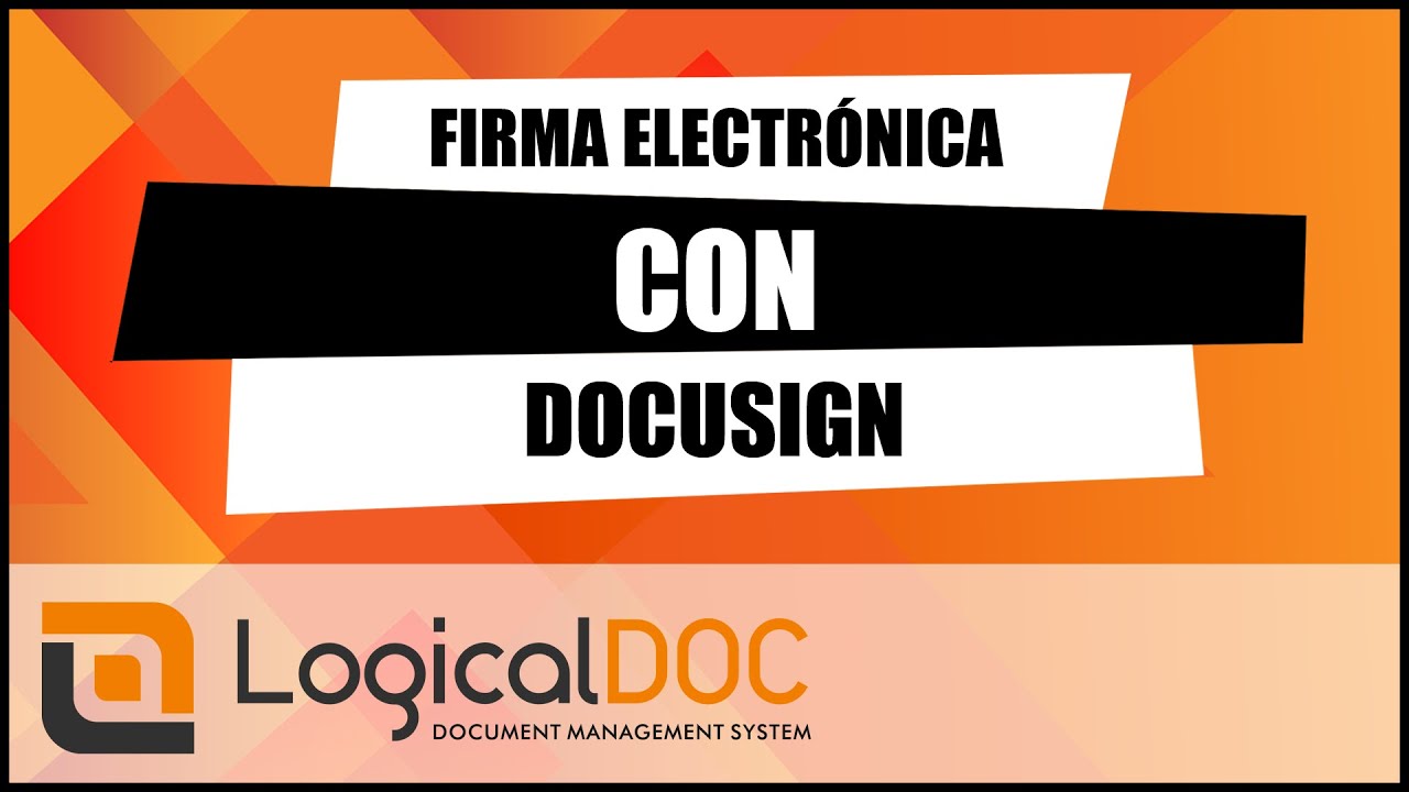 Firma electrónica con DocuSign