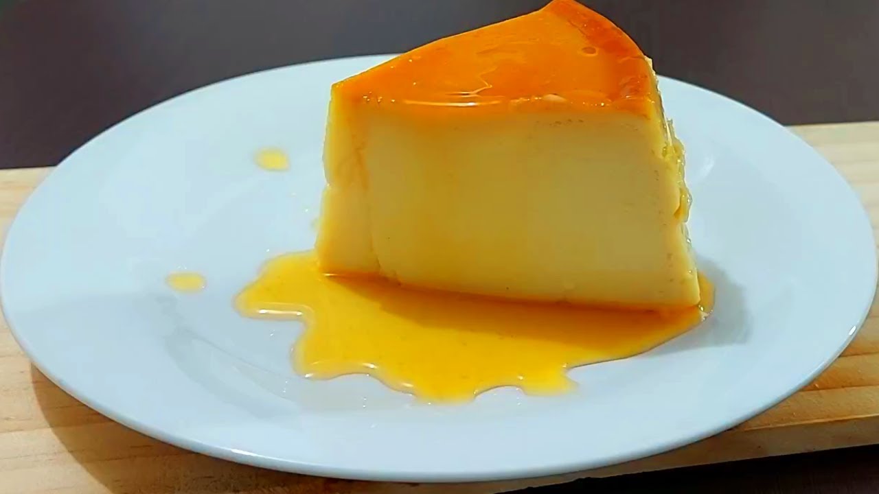 FLAN DE QUESO CREMA SIN LECHE CONDENSADA Y SIN HORNO