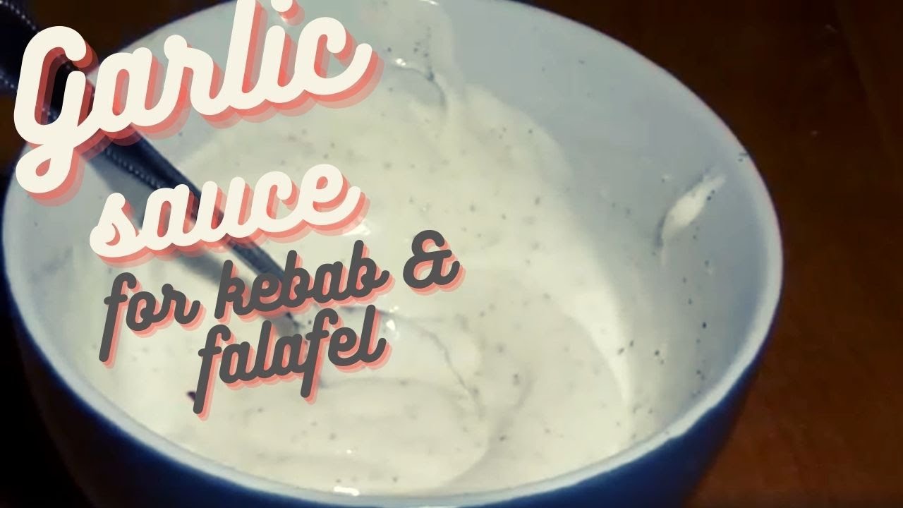 Garlic Greek Yogurt Dressing for Döner Kebab - How To Make a Yogurt Sauce for Kebab - Recipe # 52