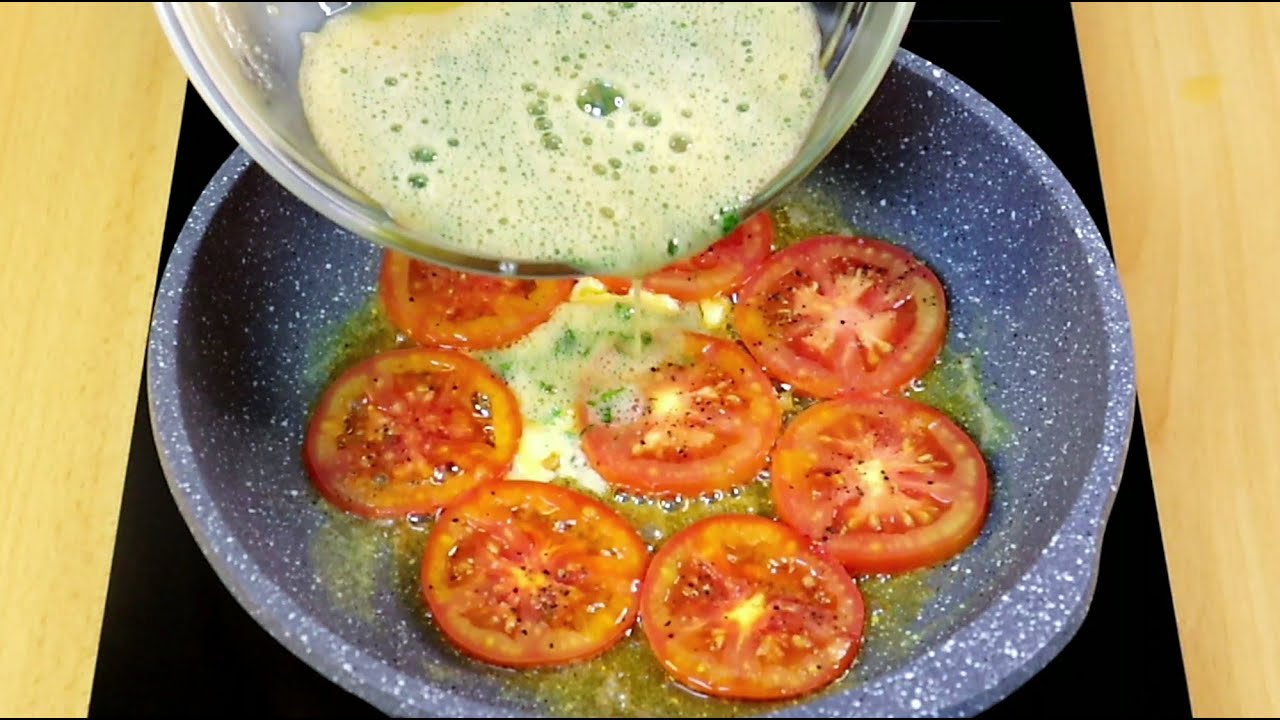 Si tienes dos tomates y huevos prepara esta receta para el desayuno ❗😱 Recetas Sabrosas