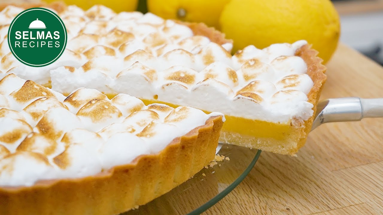 Tarta de merengue de limón, tarta de limón (estilo francés), guía paso a paso