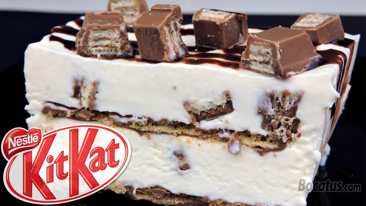 Tarta helada de KitKat