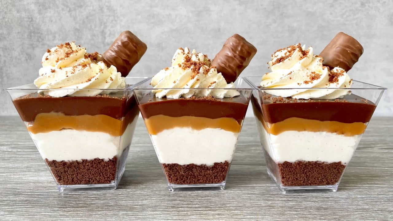 Twix Dessert Cups - No Bake Dessert. Very Easy and Yummy!