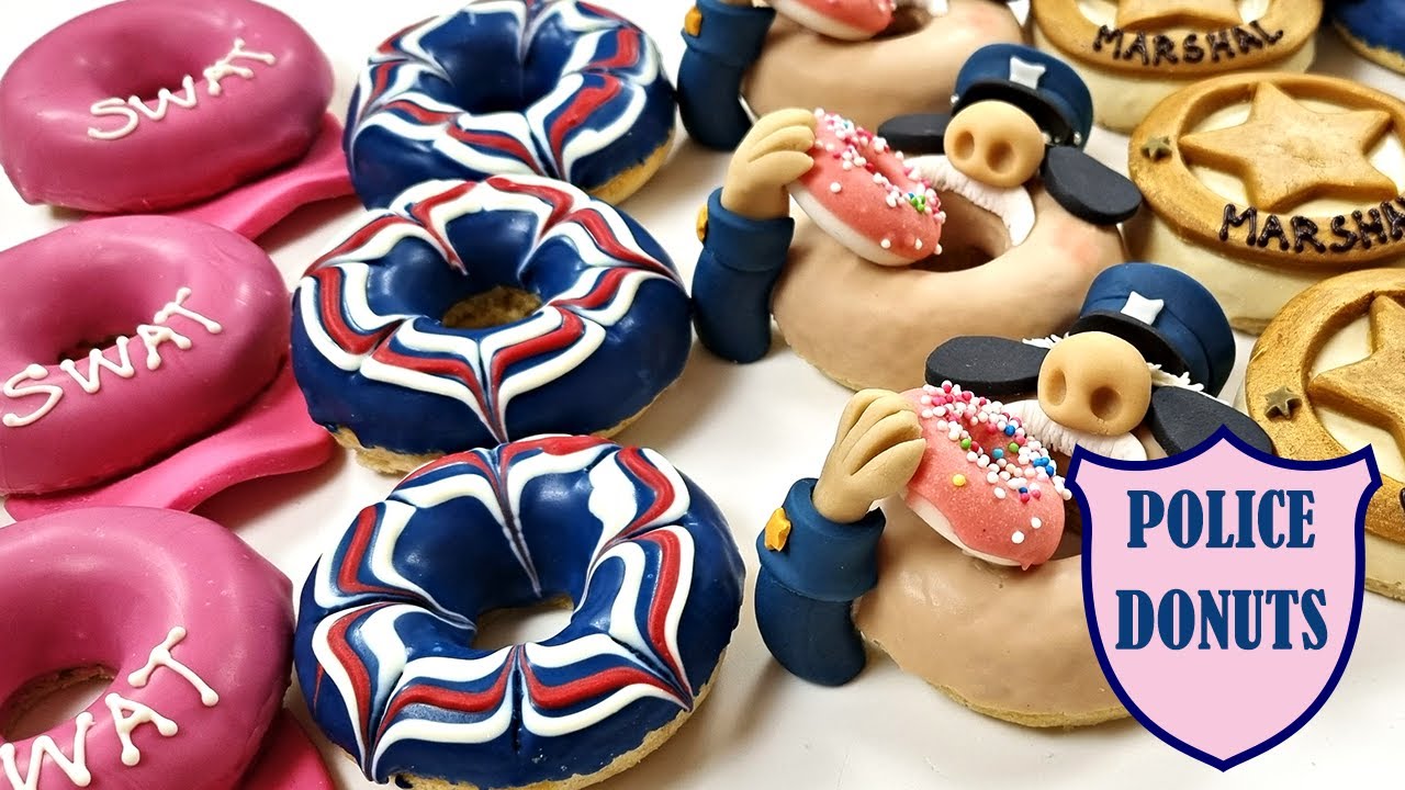 11 POLICE Donuts DECORATIONS