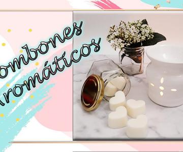 Como hacer BOMBONES aromáticos de cera de soja símil velas aromáticas