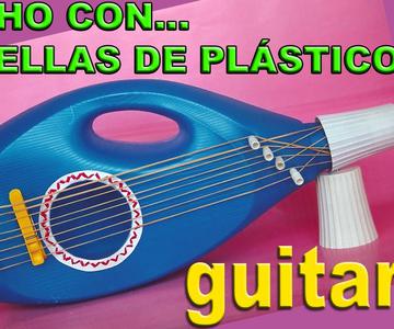 Manualidades con Botellas de Plástico - Hacer Juguetes: Guitarra