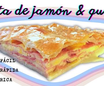 Tarta de jamón y queso – Receta fácil y rápida | Platos Argentinos