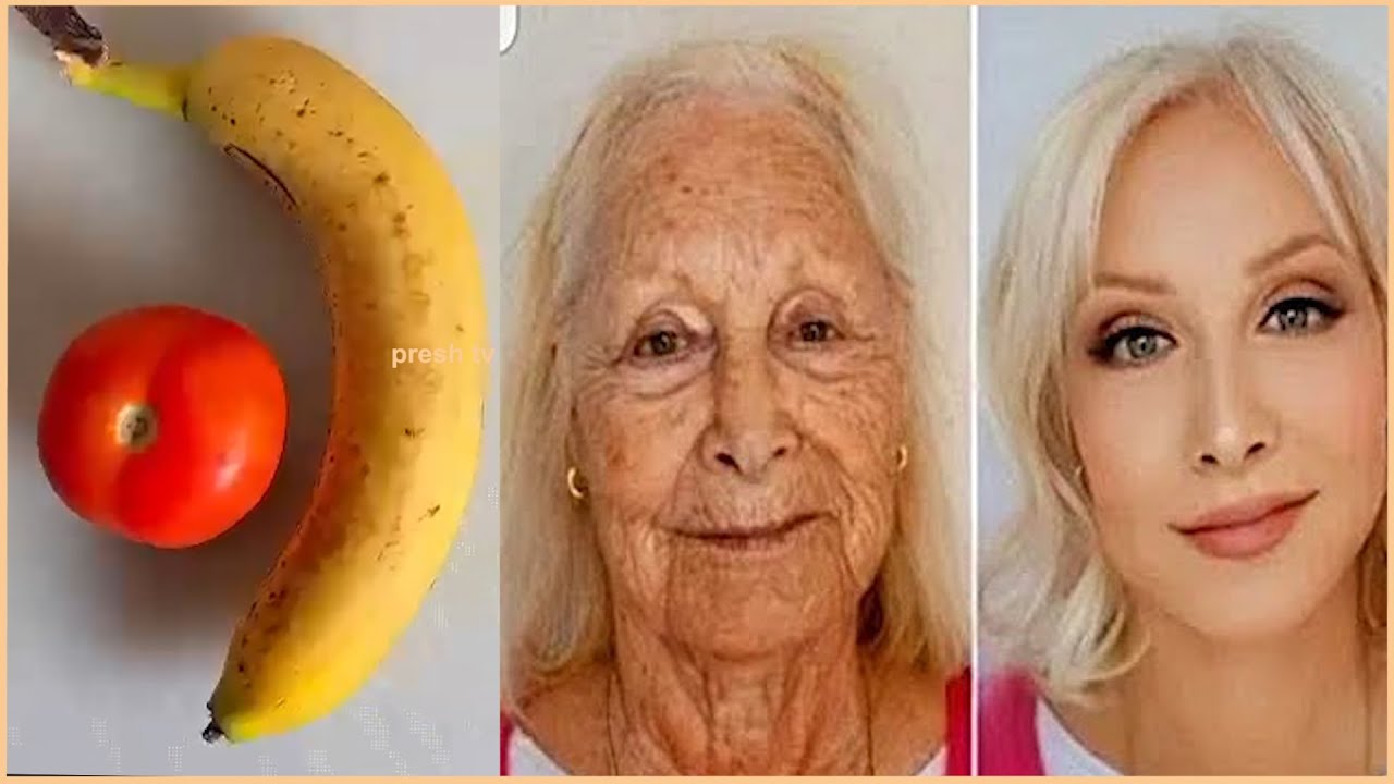 Abuela de 82 años transforma a 30 usando plátano y tomate elimina las arrugas para siempre por compl