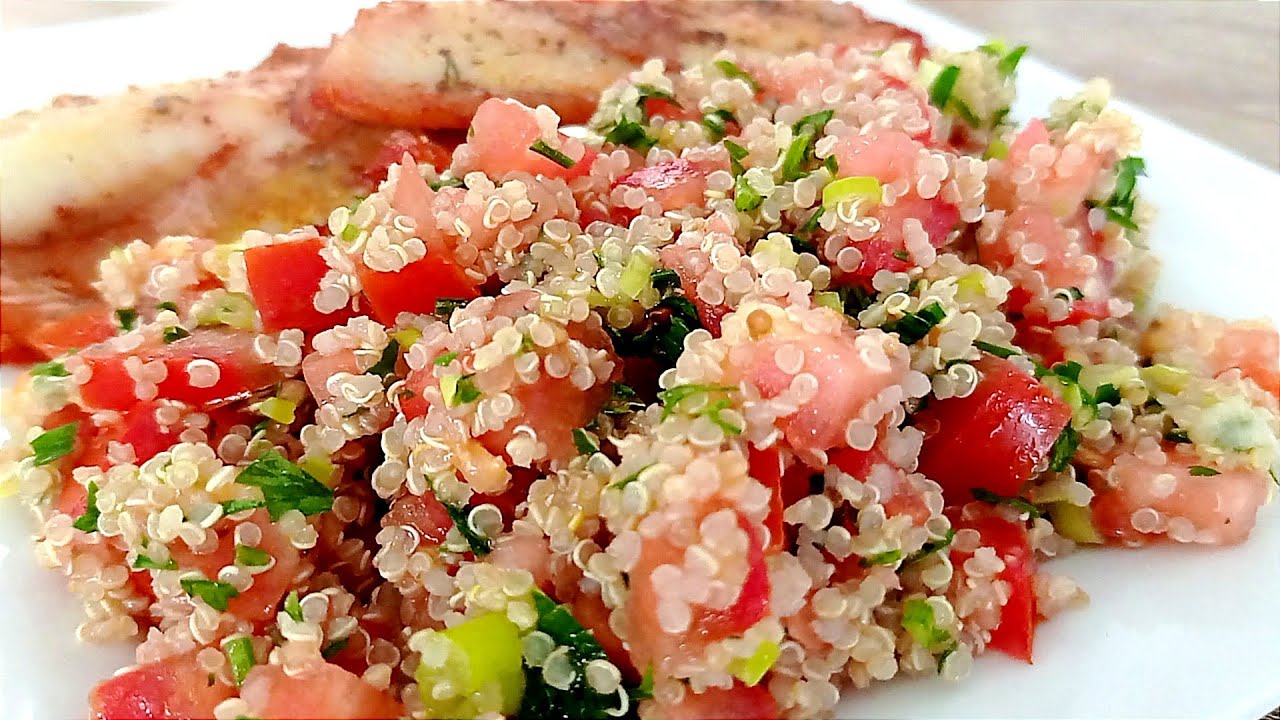 👏 Así de fácil se hace una exquisita y deliciosa ensalada de quinoa. 🤤😋