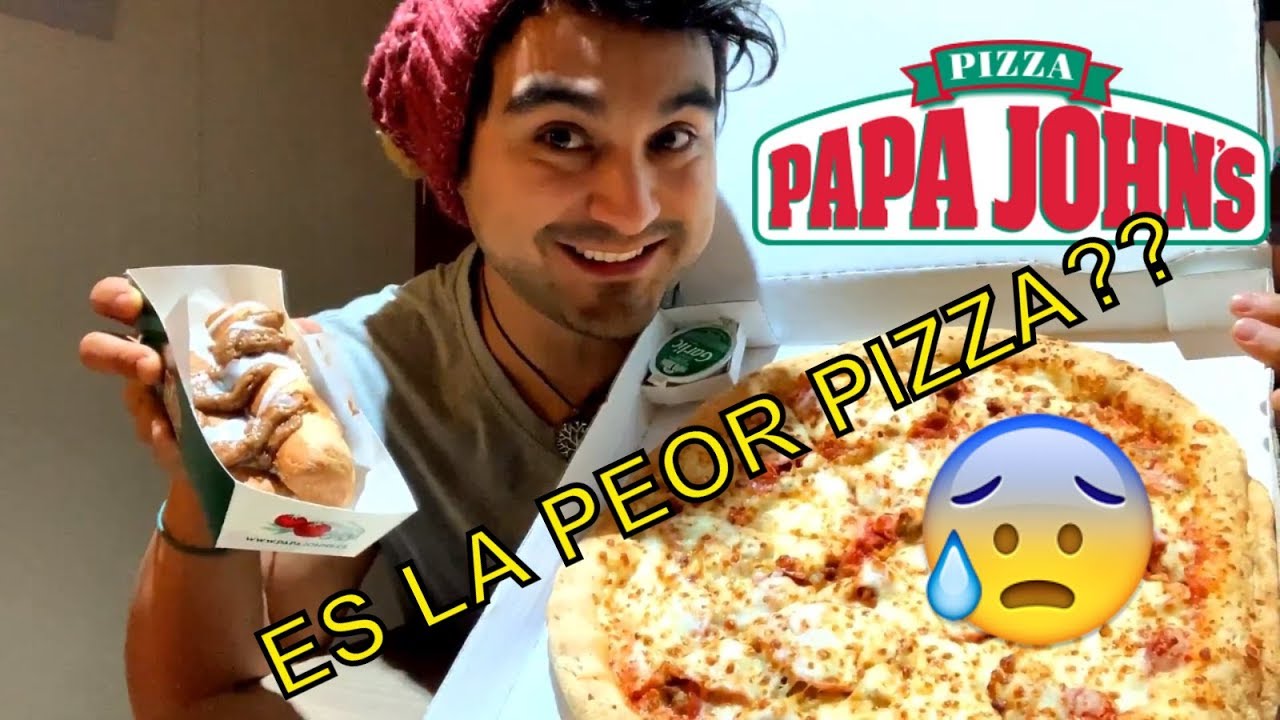 🍕 ASÍ es la PIZZA GRATIS de Papa John’s Chile | es LA PEOR PIZZA ? Davicho Antonio