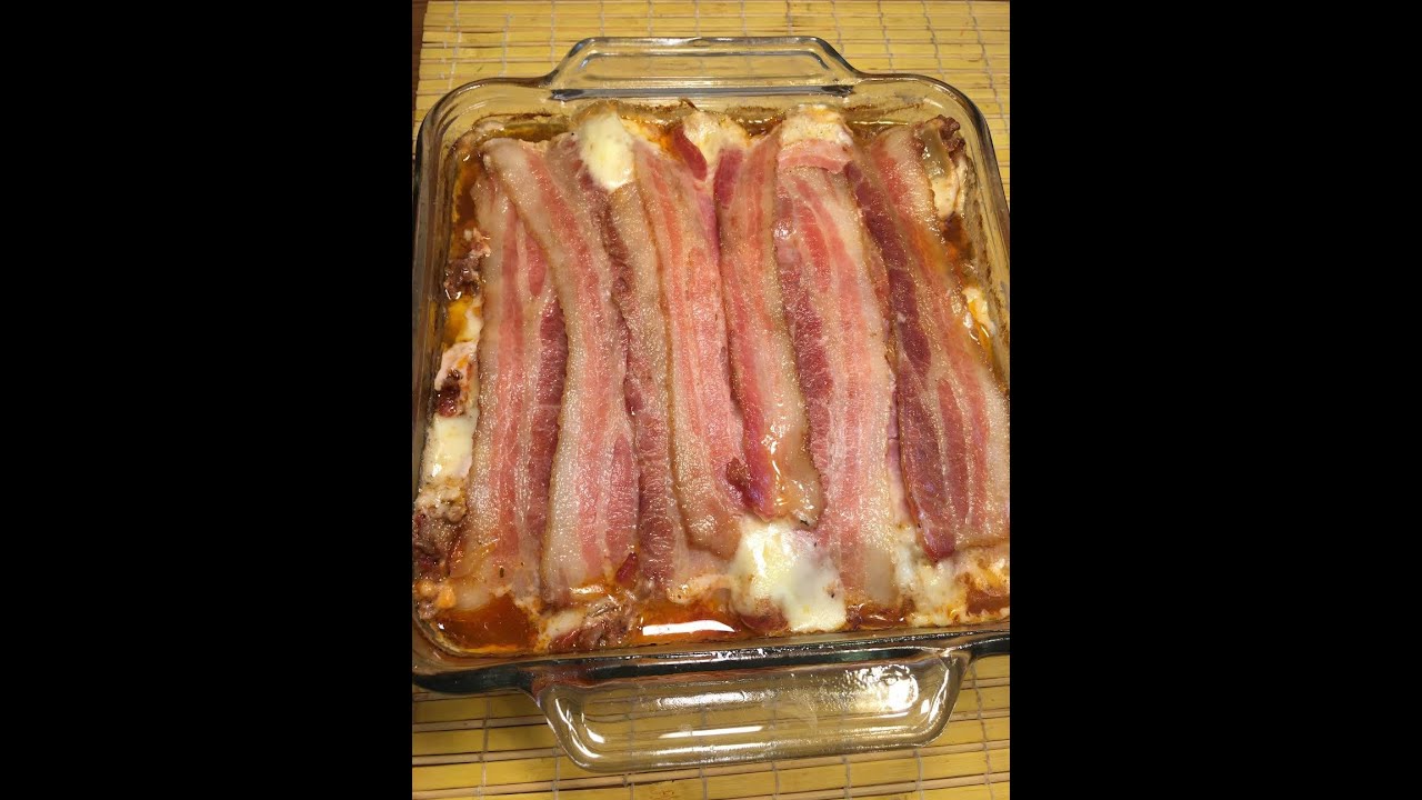 Bacon 🥓 Wrapped Lasagna👍