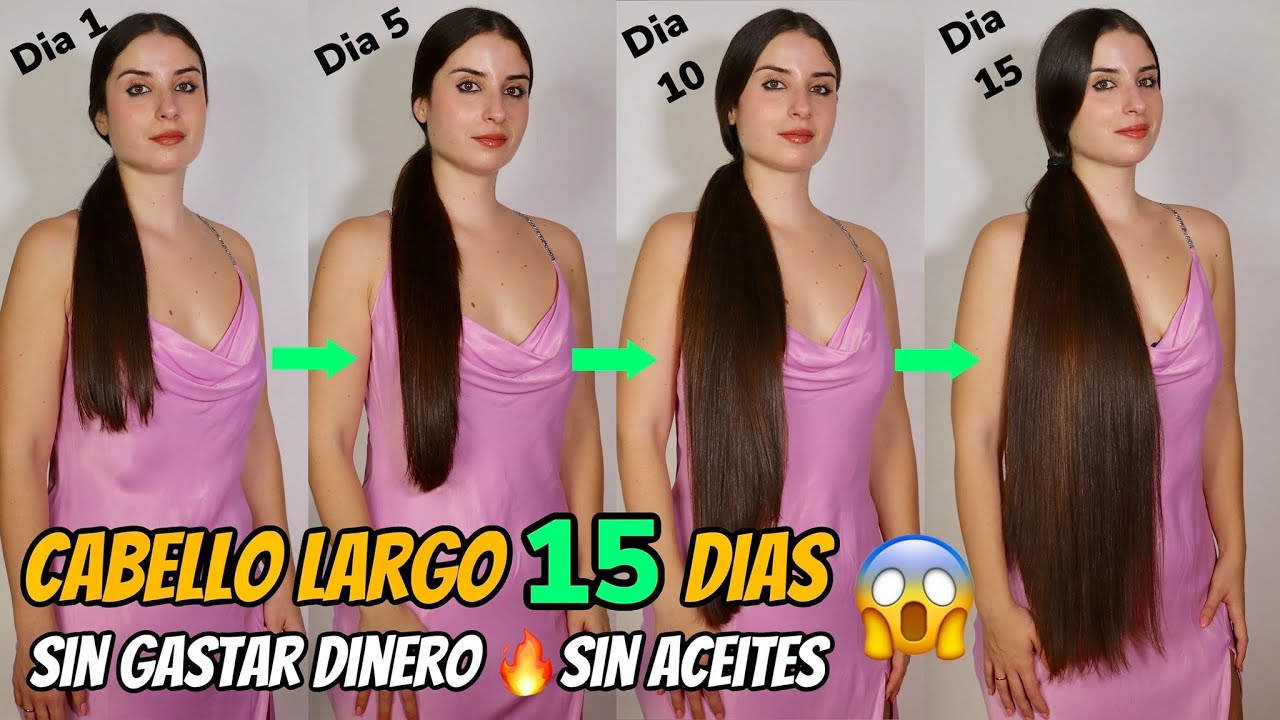 CABELLO LARGO EN 15 DÍAS CON SOLO 1 INGREDIENTE QUE TENEMOS EN CASA! SIN ACEITES✅