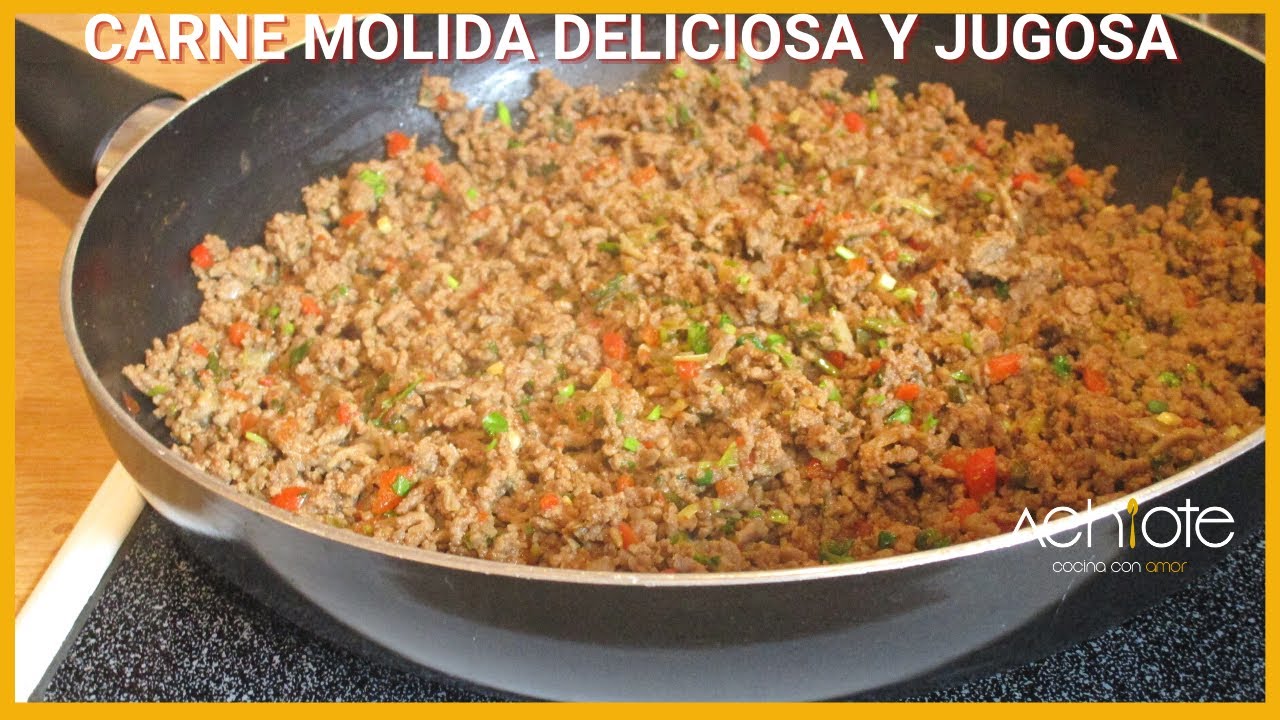 CARNE MOLIDA FÁCIL, JUGOSA Y DELICIOSA | Prepara una deliciosa Carne Molida para acompañar todo!