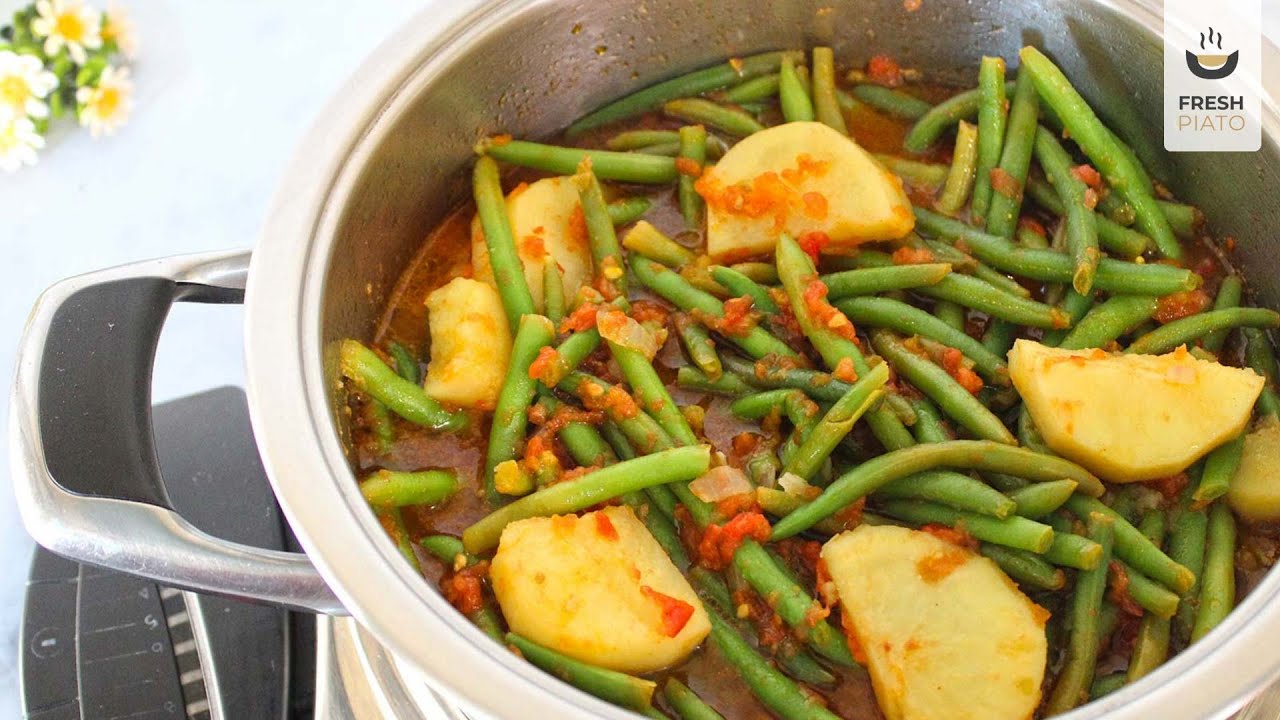 ¡Cómo cocinar judías verdes congeladas con papas y hacer que sepan increíble! | Fresh Piato