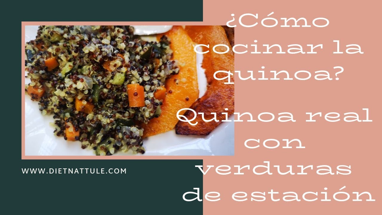 ¿Cómo cocinar la quinoa con verduras de estación?