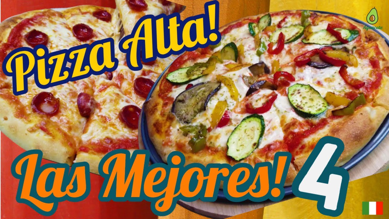 Como Hacer La Autentica Pizza Alta Italiana Te Mostramos 4 Tipos!