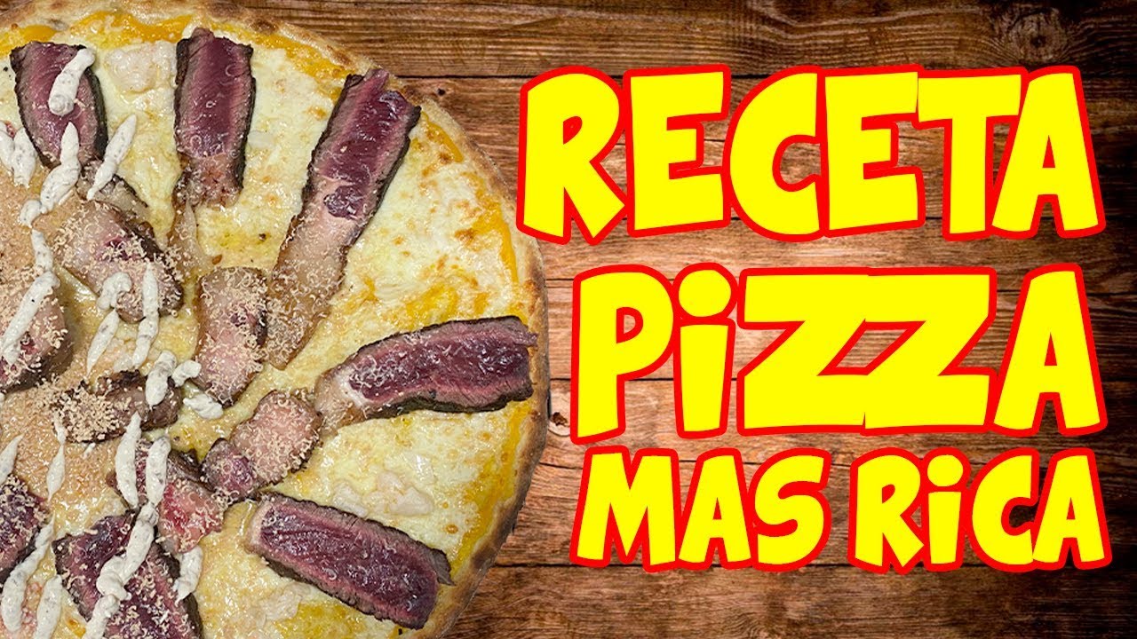 ¿Como hacer la 🍕 PIZZA MÁS RICA DEL MUNDO 🍕en CASA 🏠?